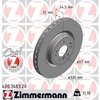 Zimmermann Brake Disc - Standard/Coated, 400.3683.20 400.3683.20